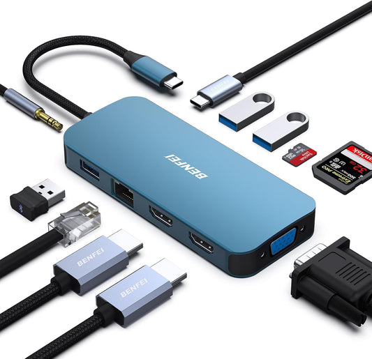 Unlock Your Laptop's Potential: A Deep Dive into the BENFEI 11-in-1 USB C Docking Station