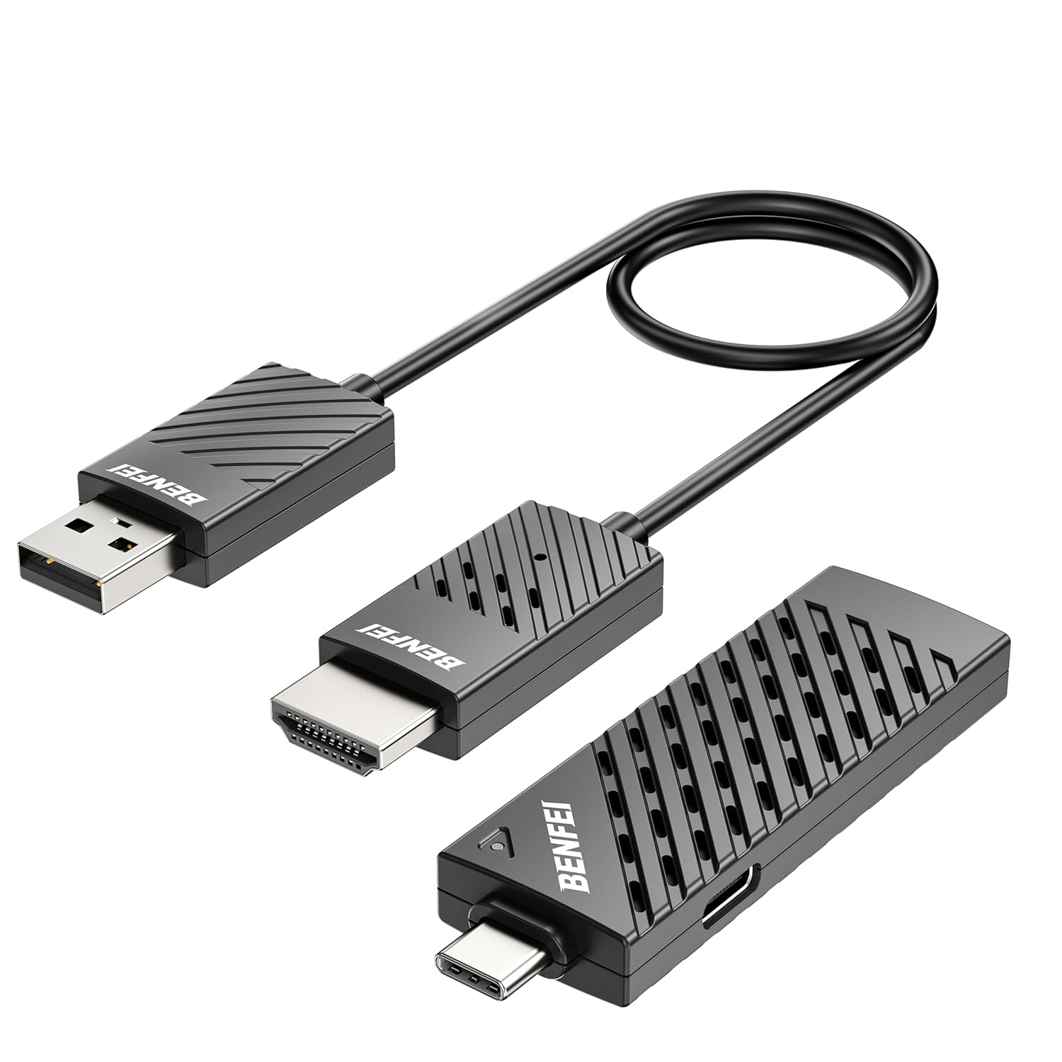 Adattatore HDMI Wireless – Miracast Per Android, IOS, IPad E Mac, Supporta AirPlay/DLNA/Miracast, Streaming Su TV