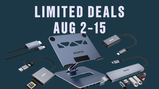 Limited-Time Deals on BENFEI Tech Accessories (Aug 2–15, 2025)