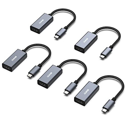 BENFEI USB C to HDMI Adapter, USB Type-C to HDMI Adapter [Thunderbolt 3/4 Compatible] with iPhone 15 Pro/Max, MacBook Pro/Air 2023, iPad Pro, iMac, S23, XPS 17, Surface Book 3 and More 1 Gray