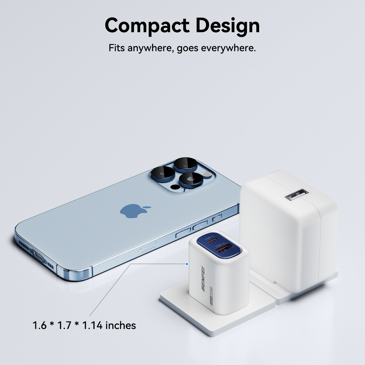BENFEI 33W Fast Charger Block for iPhone 16/15 Series, Galaxy S25/S24, iPad Pro, Steam Deck