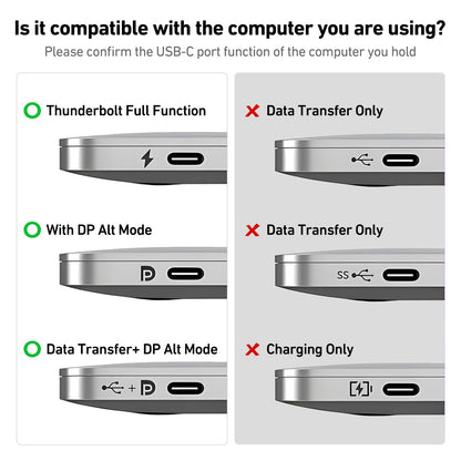 BENFEI USB C to HDMI Adapter, USB Type-C to HDMI Adapter [Thunderbolt 3/4 Compatible] with iPhone 15 Pro/Max, MacBook Pro/Air 2023, iPad Pro, iMac, S23, XPS 17, Surface Book 3 and More 1 Gray
