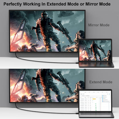 BENFEI 4K Mini DisplayPort to HDMI Cable, Mini DP to HDMI 6 Feet Cable (Thunderbolt Compatible) with MacBook Air/Pro, Surface Pro/Dock, Monitor, Projector Black 1