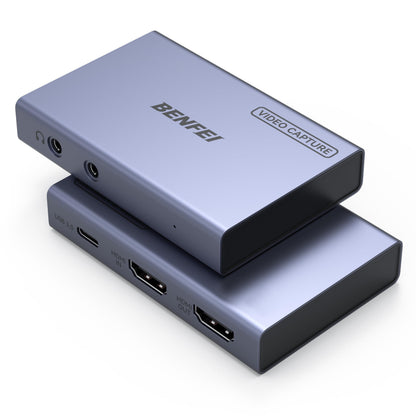 BENFEI 4K@60Hz HDMI to USB-C Video Capture Card with Loop Out, 1080P 60FPS Low Latency Game Capture Device for Streaming, Gaming, Switch, PS4/5, Xbox, Mac, Laptop