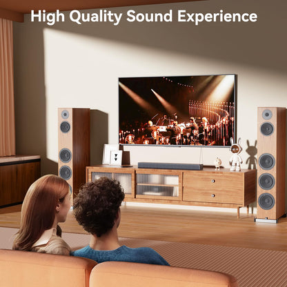 BENFEI Toslink Optical Audio Cable 6.6 feet / 2 M, S/PDIF Fiber Optic Cord [Braided, Gold-Plated Connectors, CL3 Rated] for Soundbar/TV/PS5/PS4/Sonos, Xbox Series X/S, Home Theater