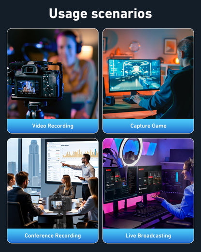 BENFEI 4K@60Hz HDMI to USB-C Video Capture Card with Loop Out, 1080P 60FPS Low Latency Game Capture Device for Streaming, Gaming, Switch, PS4/5, Xbox, Mac, Laptop