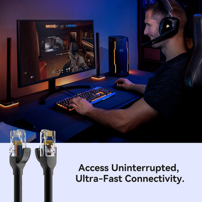 BENFEI Cat 6 Ethernet Cable 30ft, 250MHz 10Gbps Network Cable, RJ45 LAN Cable for 10/100/1000/10000 Mbps Network, Compatible with Router, Modem, Gaming Console, Streaming Devices, Laptop, PC
