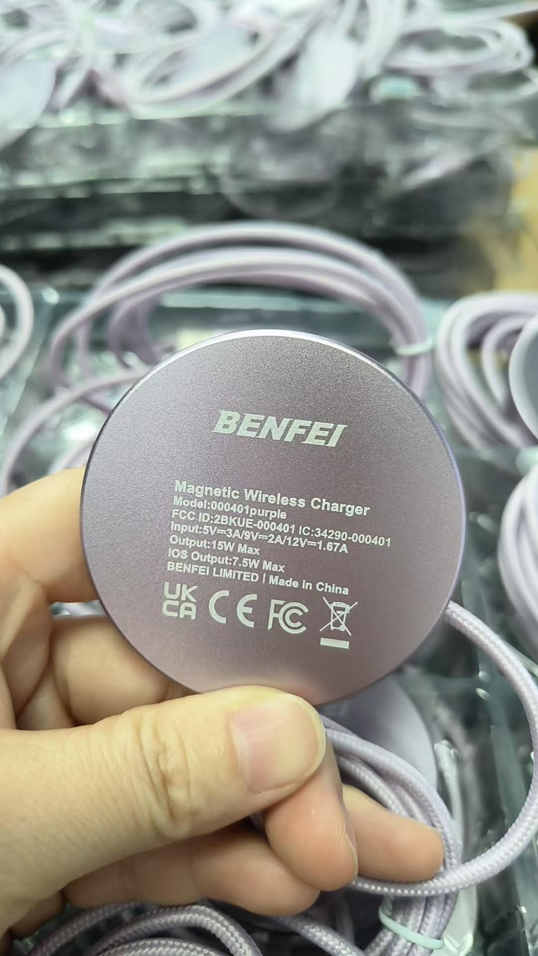 BENFEI Magnetic Wireless Charger 15w Compatile with MagSafe Charger/iPhone 16/16 Pro/16 Plus/16 Pro Max/iPhone 15 Pro Max Plus/iPhone 14 13 12 Series, Wireless Mag Safe Charging Pad, Mag Charger