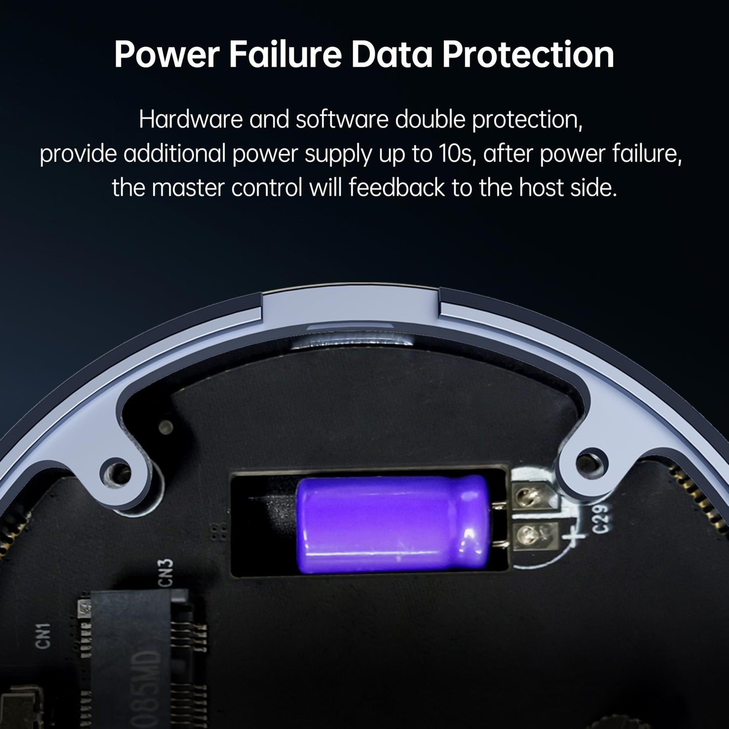 BENFEI 10Gbps Magnetic M.2 NVME SSD Enclosure Supports 10s Power Loss Protection, MagSafe for iPhone 15 Max ProRes, Aluminum Case