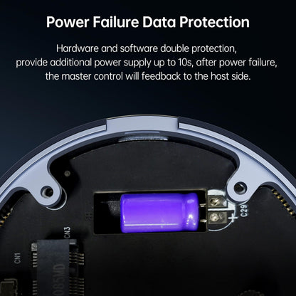 BENFEI 10Gbps Magnetic M.2 NVME SSD Enclosure Supports 10s Power Loss Protection, MagSafe for iPhone 15 Max ProRes, Aluminum Case